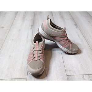 Skechers Seager Women's Size 9 Running Shoes Beige Pink Athletic Hiking Sneakers
